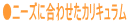 ���j�[�Y�ɍ��킹���J���L������ 